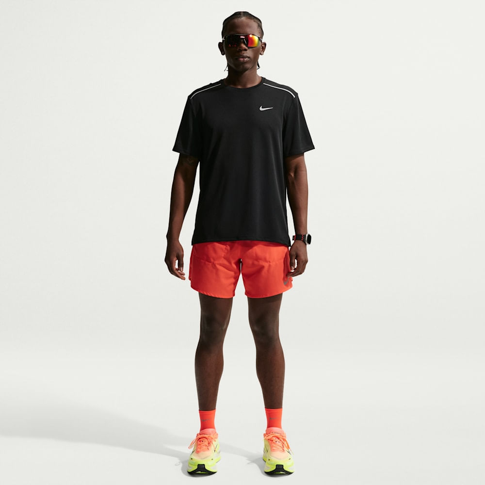Camisetas y esqueletos para correr para hombre en negro · IF2082-010 - vista 4