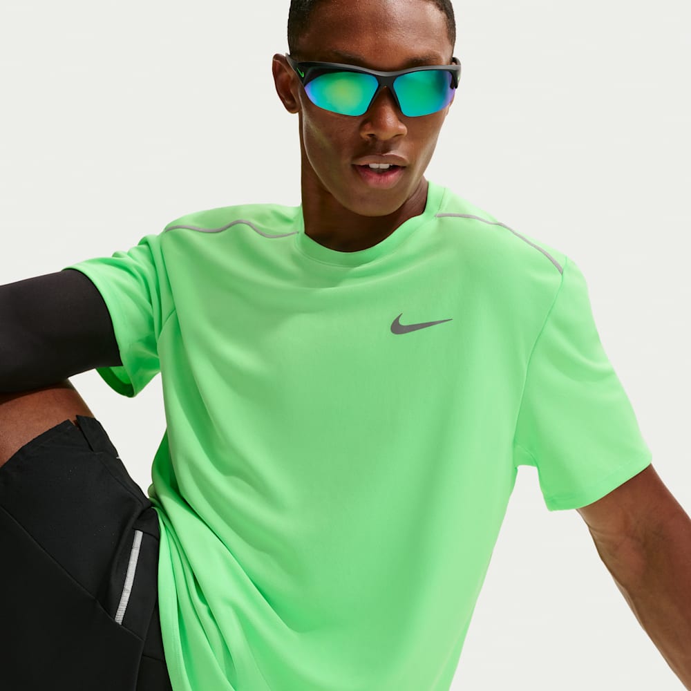 Camisetas y esqueletos para correr para hombre en verde · IF2082-336 - vista 3