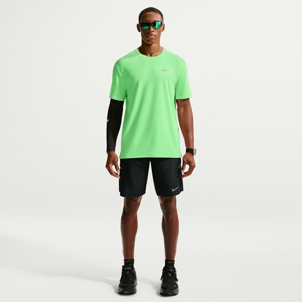 Camisetas y esqueletos para correr para hombre en verde · IF2082-336 - vista 4
