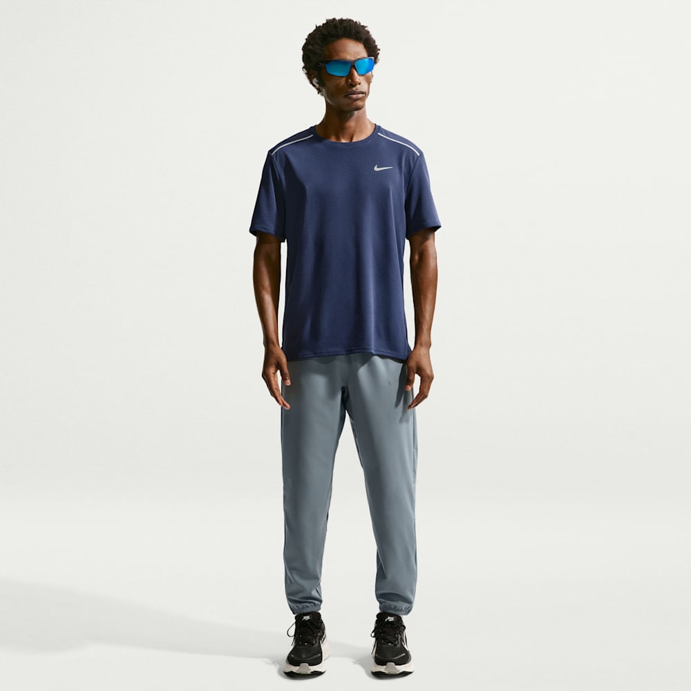 Camisetas y esqueletos para correr para hombre en azul · IF2082-410 - vista 4