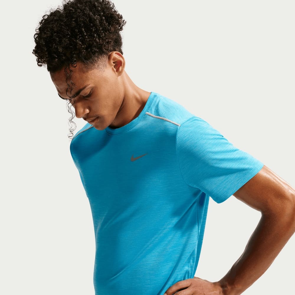Camisetas y esqueletos para correr para hombre en azul · IF2082-416 - vista 1