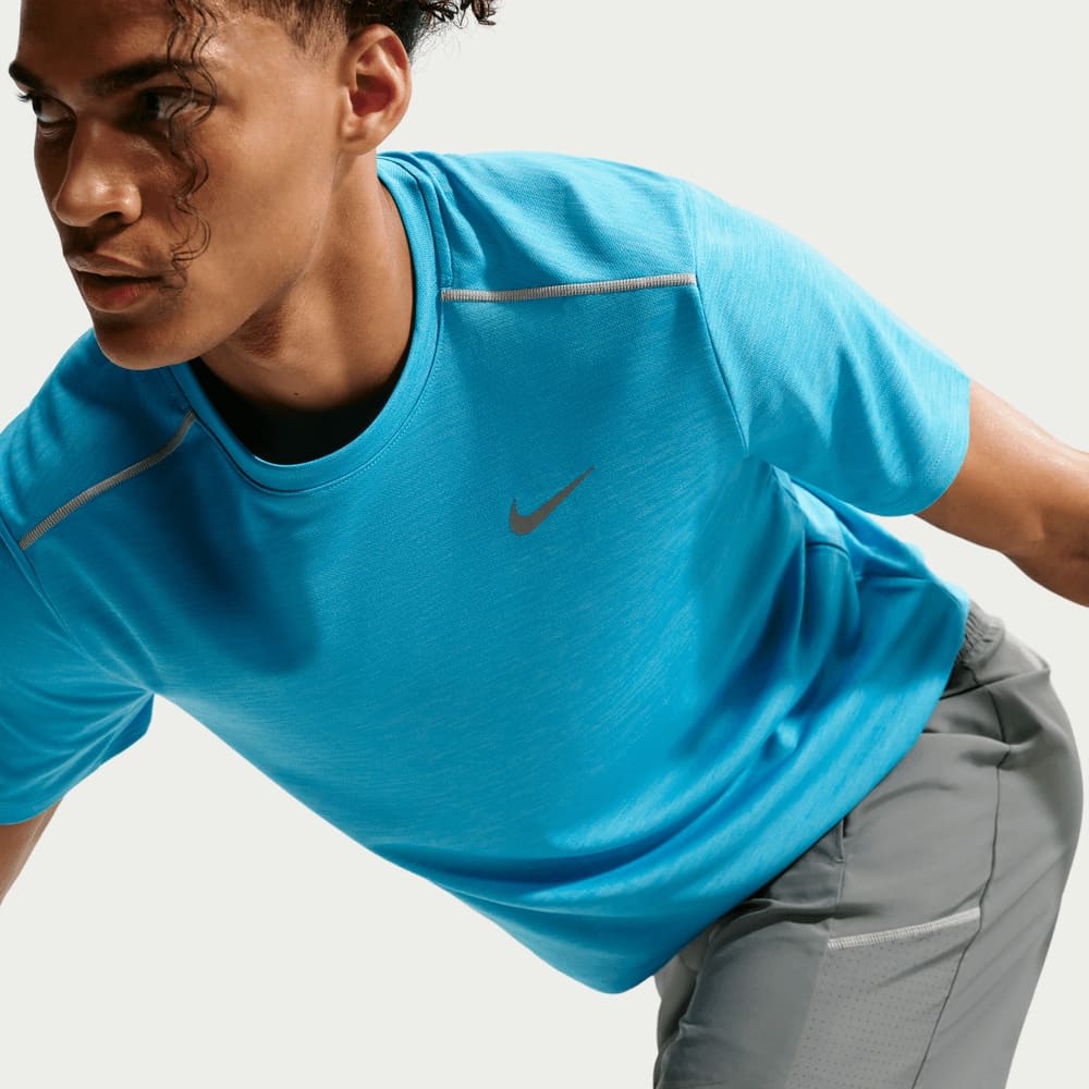 Camisetas y esqueletos para correr para hombre en azul · IF2082-416 - vista 3