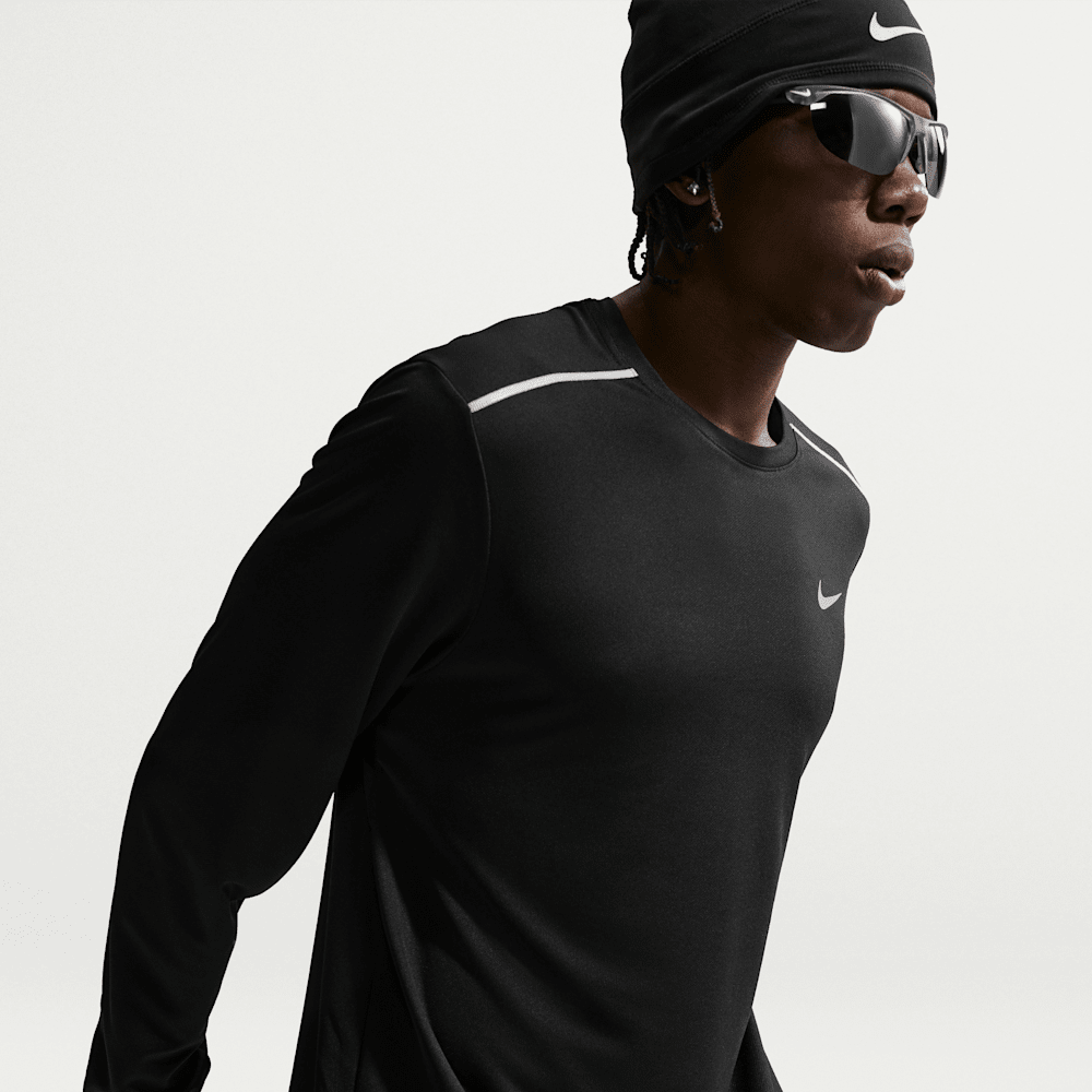 Camisetas y esqueletos para correr para hombre en negro · IF2086-010 - vista 3
