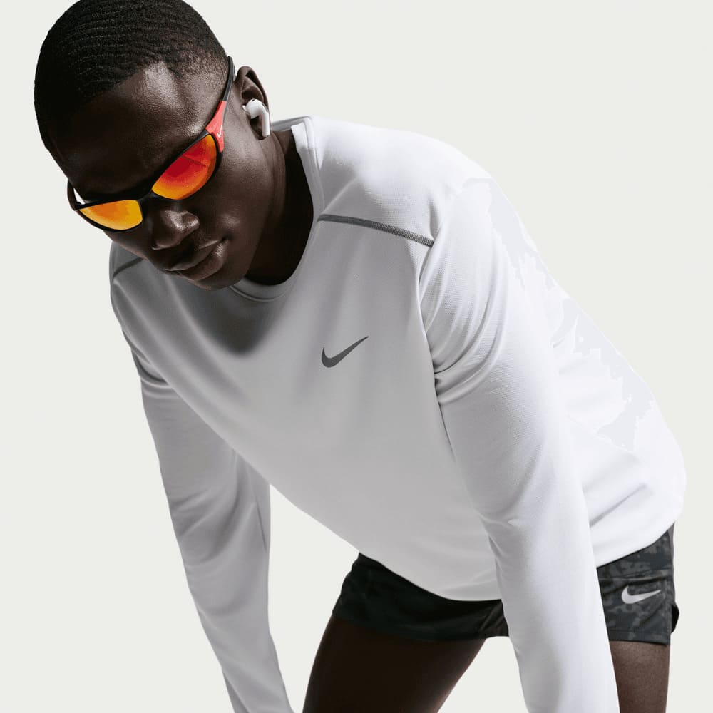 Camisetas y esqueletos para correr para hombre en blanco · IF2086-100 - vista 3