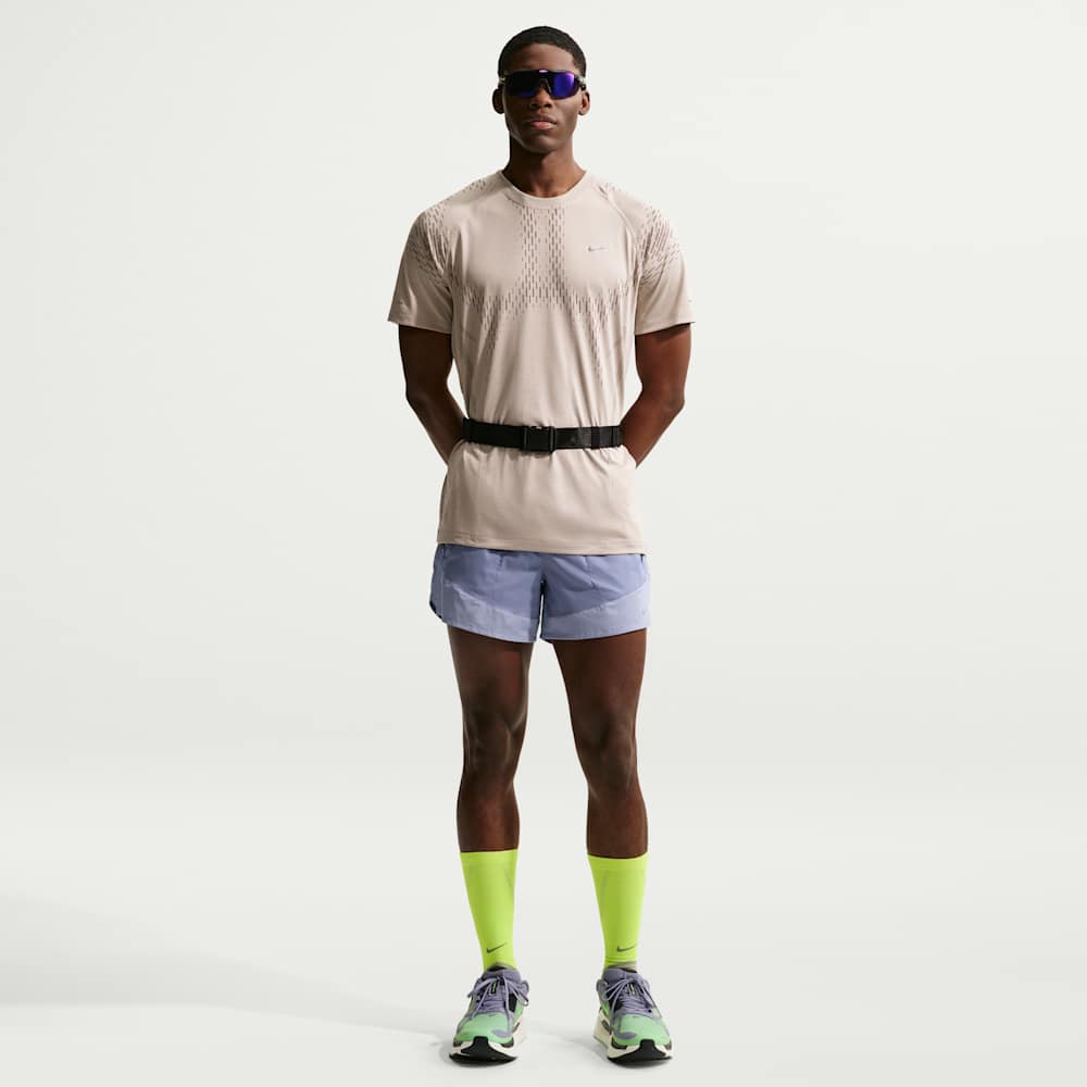 Camisetas y esqueletos para correr para hombre en marrón · IF2088-236 - vista 4