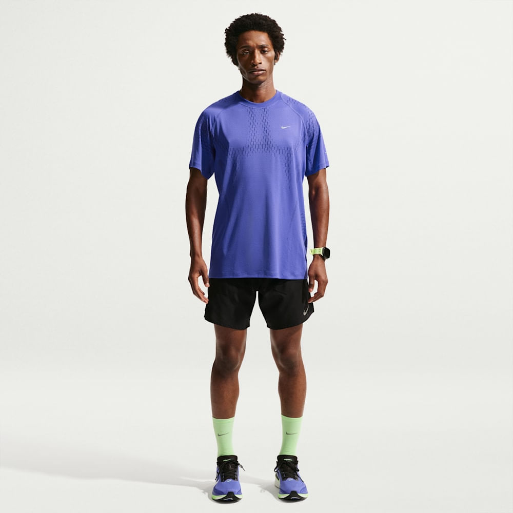 Camisetas y esqueletos para correr para hombre en azul · IF2088-494 - vista 4