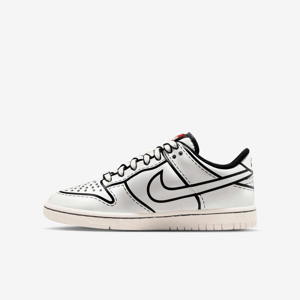 Tenis casual para niño en blanco · IF2117-100 - vista 1