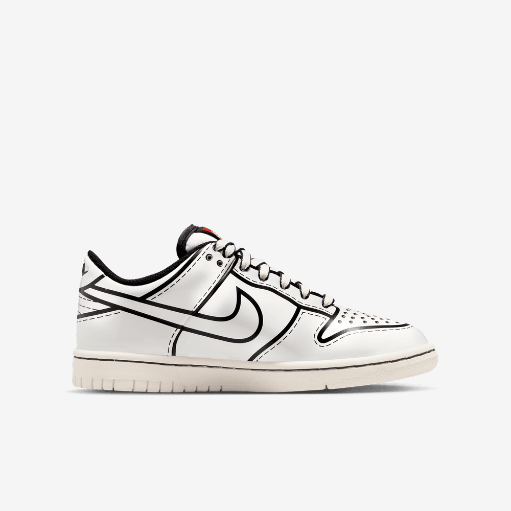 Tenis casual para niño en blanco · IF2117-100 - vista 3