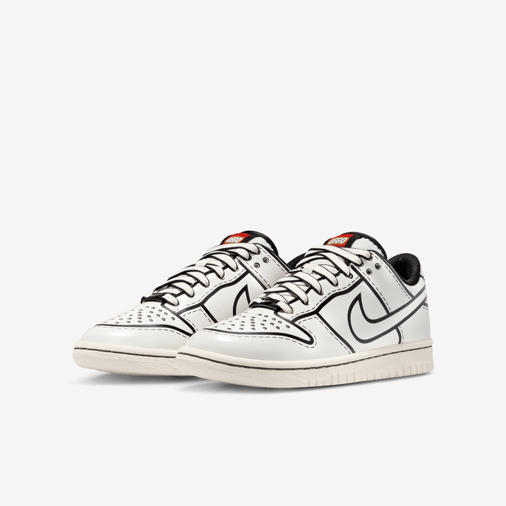 Tenis casual para niño en blanco · IF2117-100 - vista 5