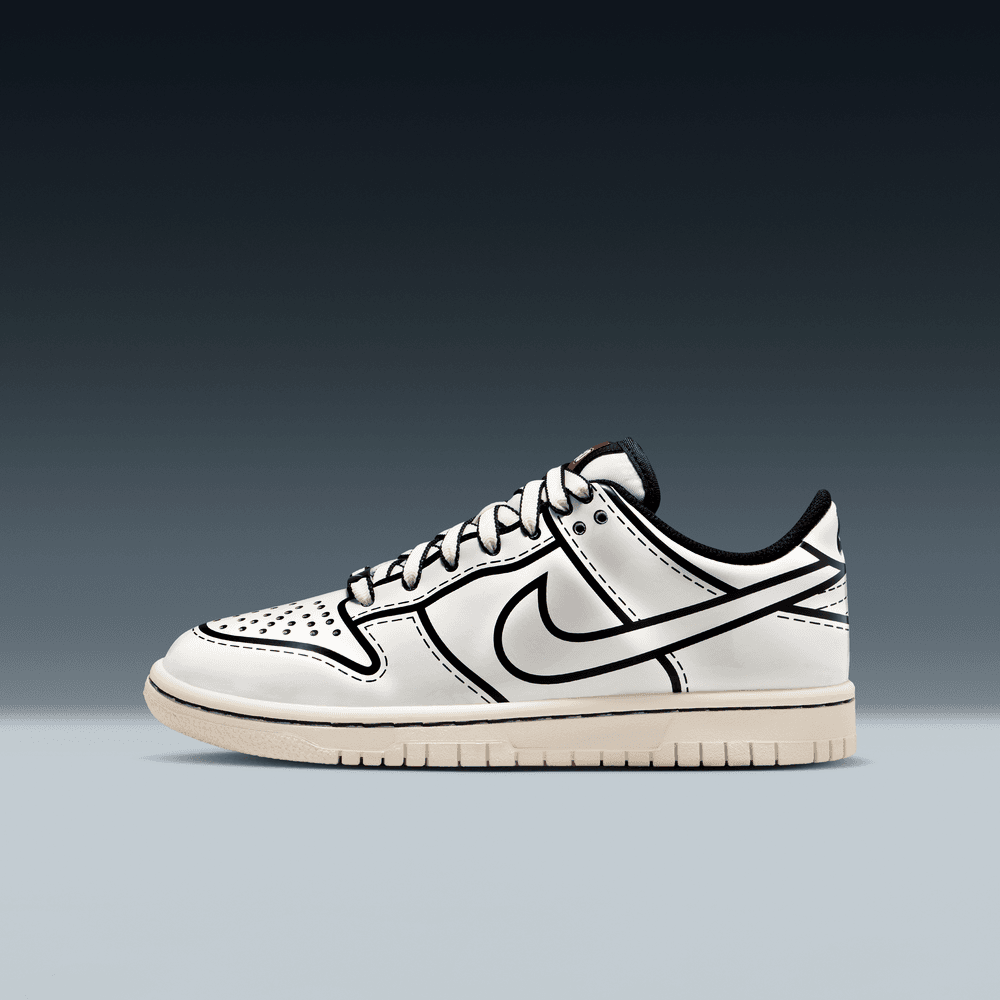 Tenis casual para niño en blanco · IF2117-100 - vista 7