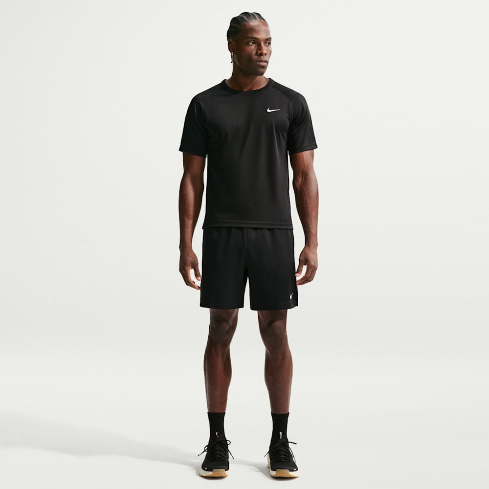 Camisetas y esqueletos para entrenamiento para hombre en negro · IF2136-010 - vista 4