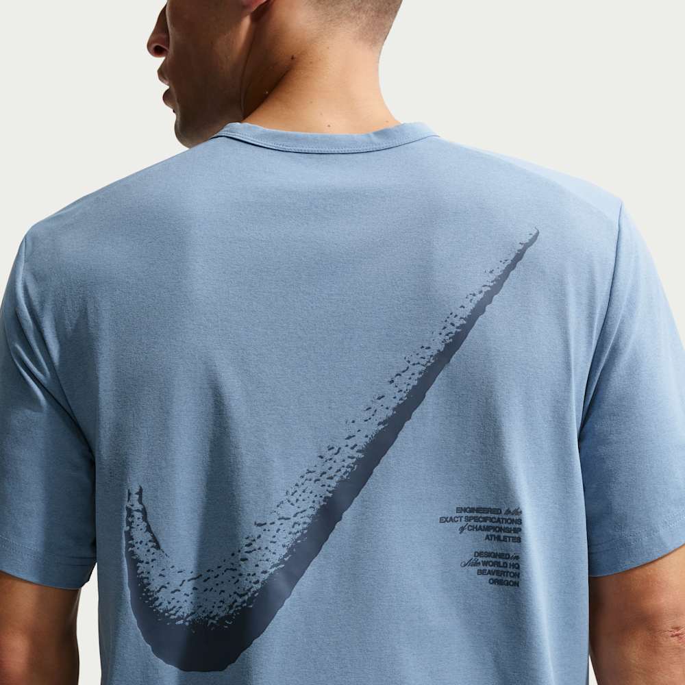 Camisetas y esqueletos para entrenamiento para hombre en azul · IF2197-486 - vista 2