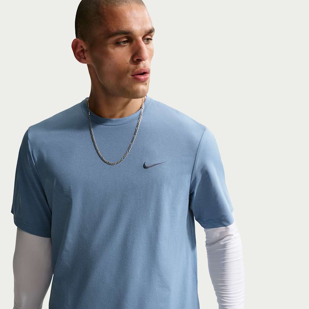 Camisetas y esqueletos para entrenamiento para hombre en azul · IF2197-486 - vista 3