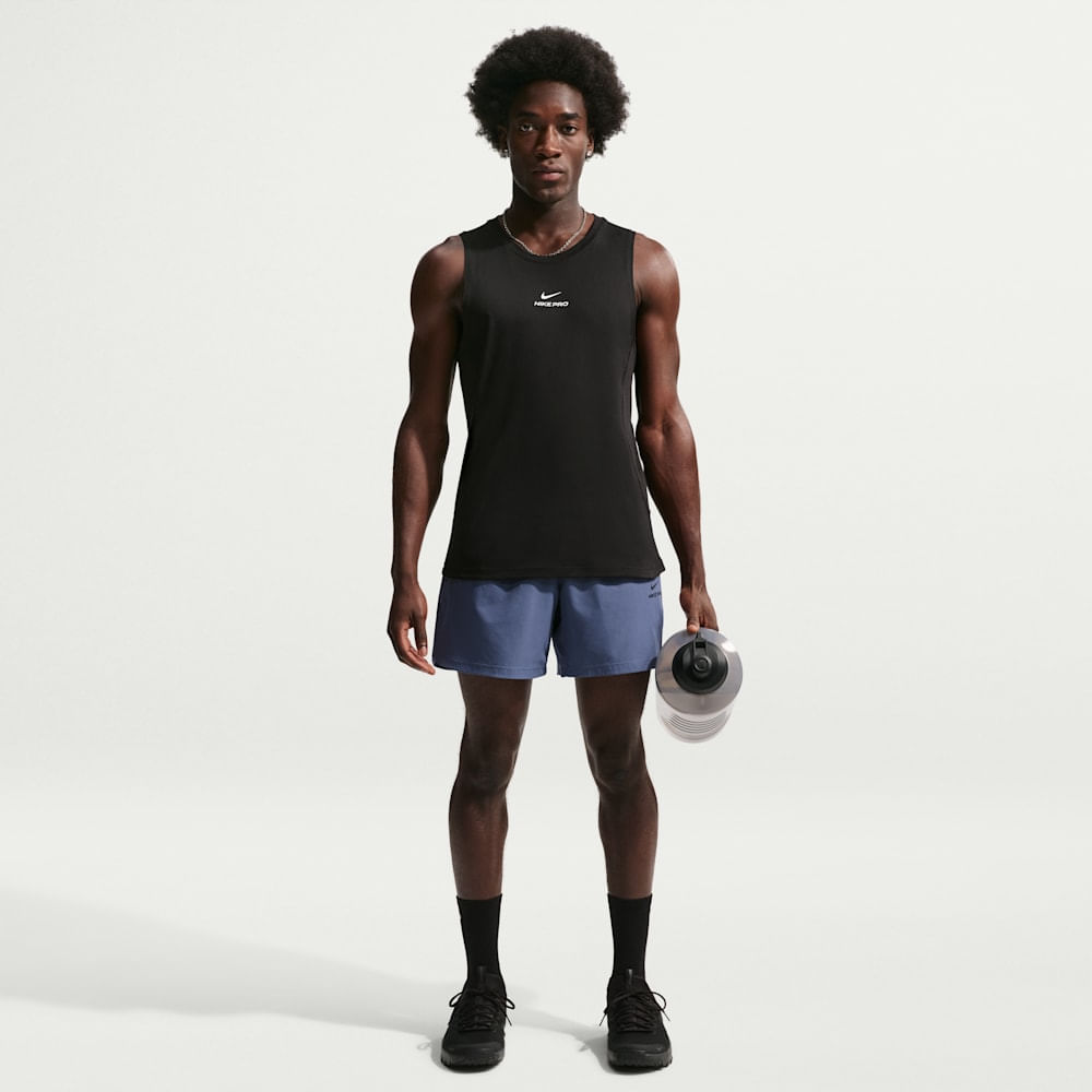 Camisetas y esqueletos para entrenamiento para hombre en negro · IF2805-010 - vista 4