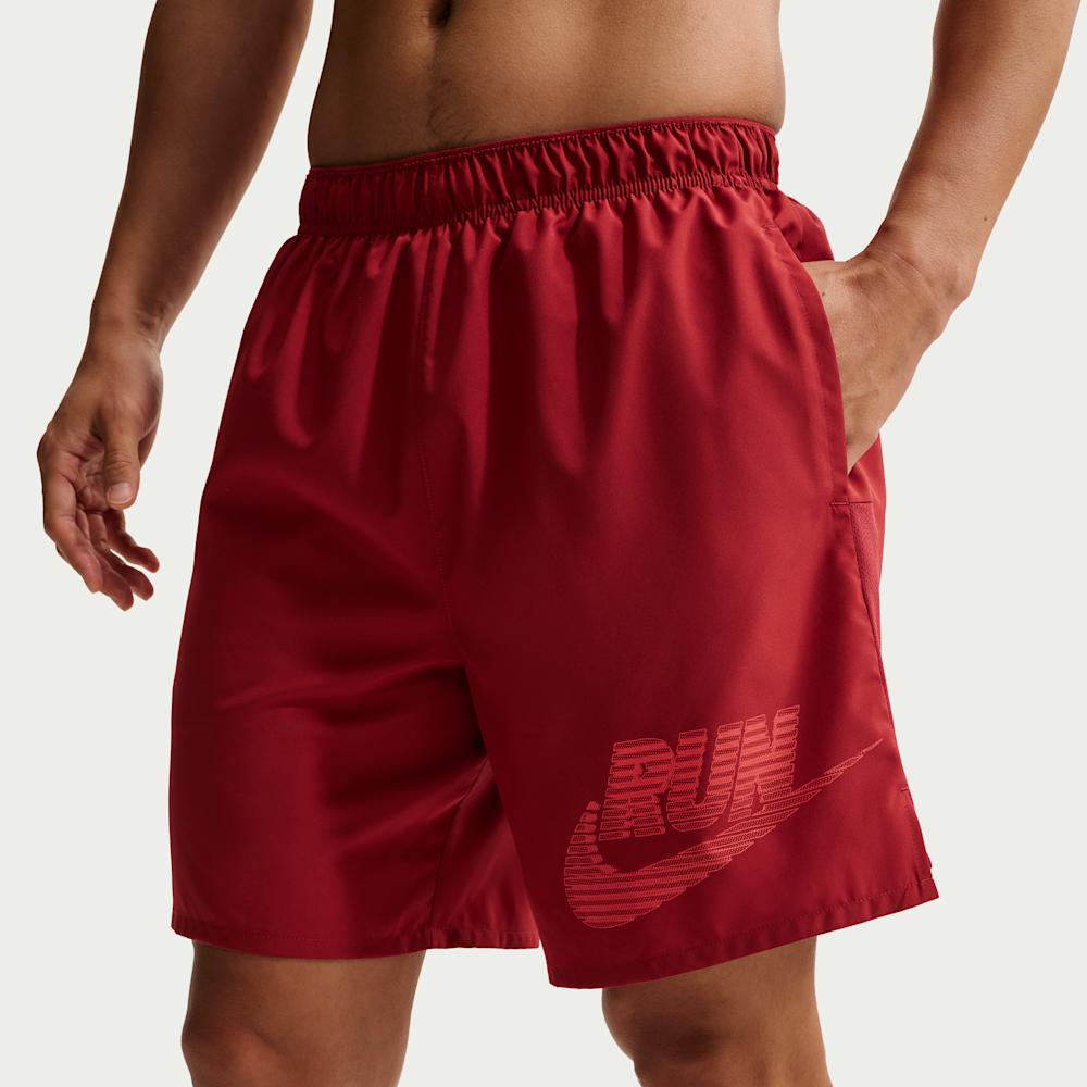Shorts y Pantalonetas para correr para hombre en rojo · IF9487-641 - vista 2