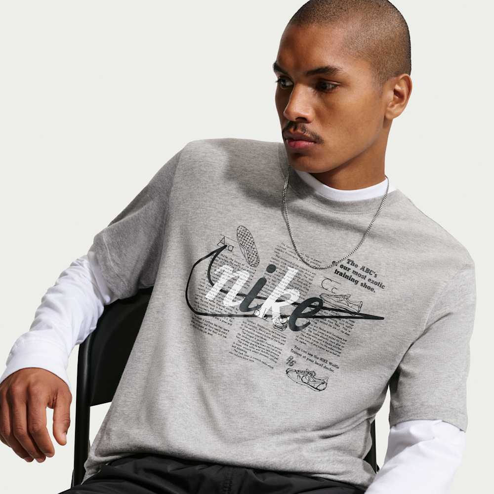 Camisetas y esqueletos casual para hombre en gris · IH1141-063 - vista 3