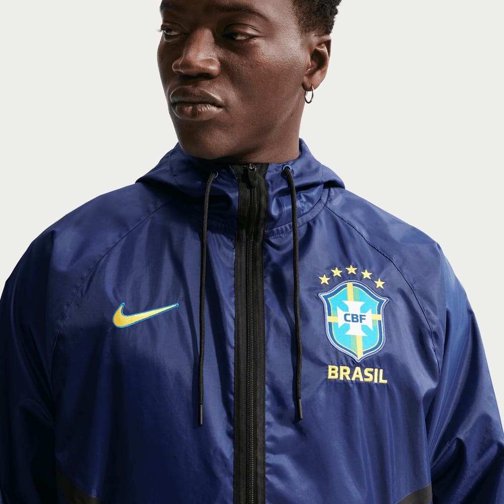 Chaquetas de fútbol para hombre en azul · IH1600-433 - vista 3