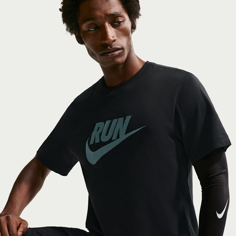 Camisetas y esqueletos para correr para hombre en negro · IH4238-014 - vista 1