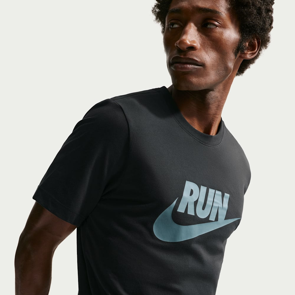 Camisetas y esqueletos para correr para hombre en negro · IH4238-014 - vista 3