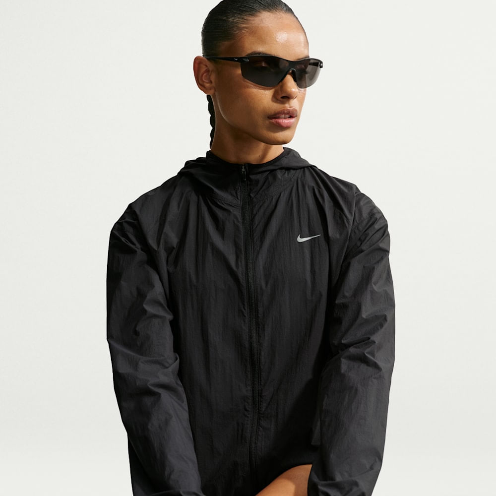 Chaquetas para correr para mujer en negro · IH7973-010 - vista 3