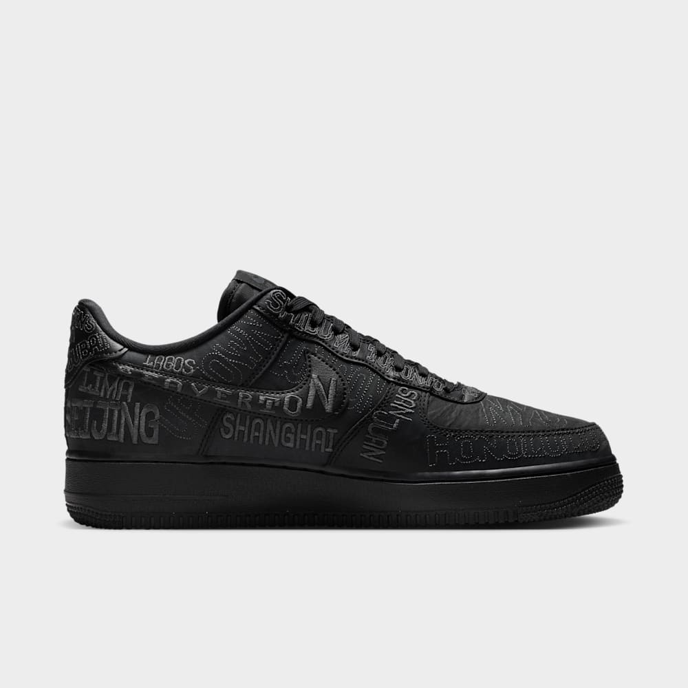 Tenis casual para hombre en negro · II1549-001 - vista 3