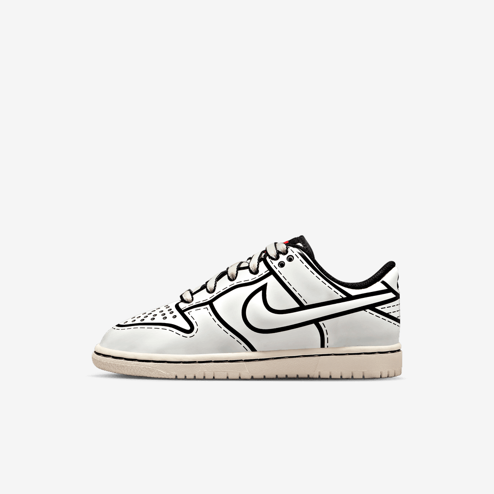 Tenis casual para niño en blanco · II7288-100 - vista 1