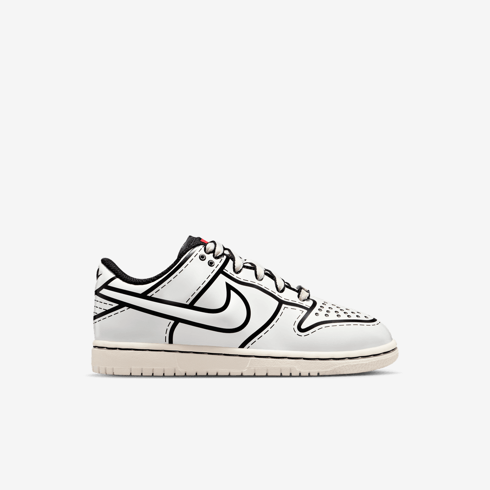 Tenis casual para niño en blanco · II7288-100 - vista 3