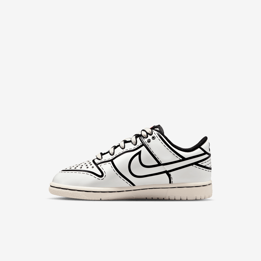 Tenis casual para niño en blanco · II7288-100 - vista 4