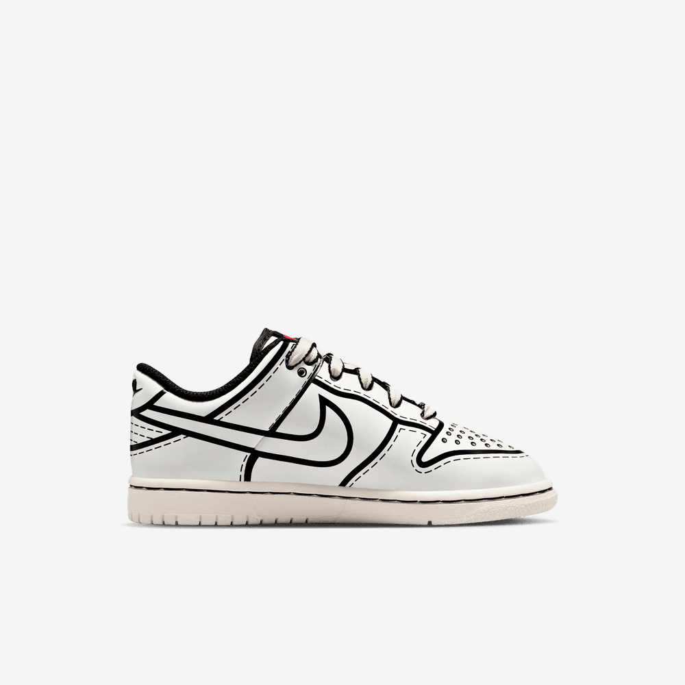 Tenis casual para niño en blanco · II7288-100 - vista 5