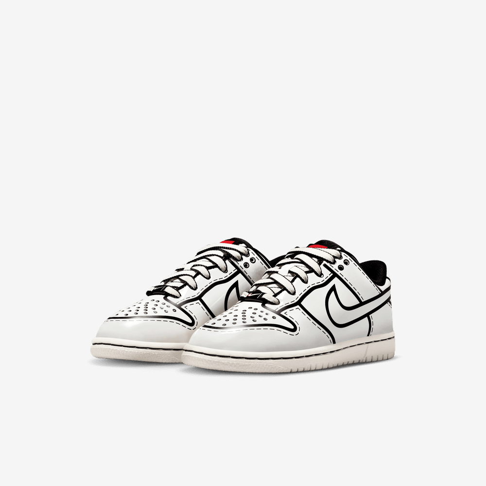 Tenis casual para niño en blanco · II7288-100 - vista 7