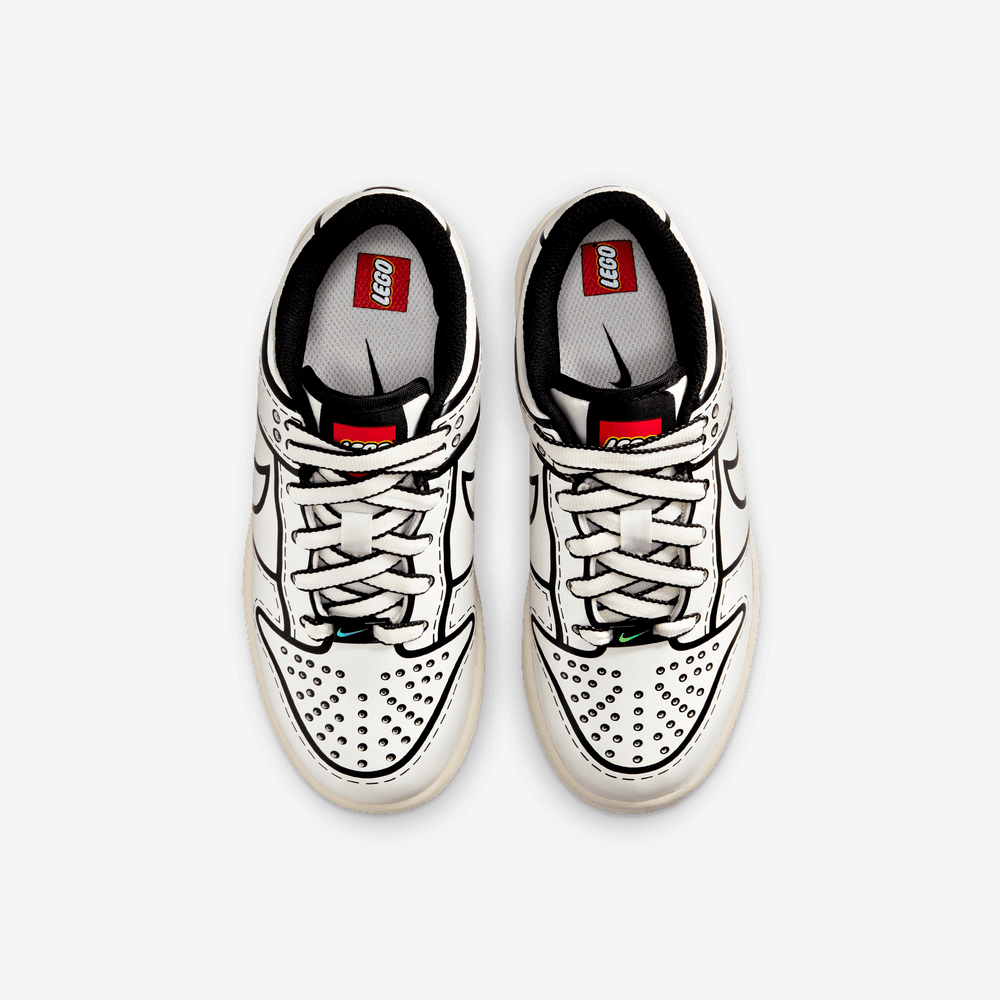 Tenis casual para niño en blanco · II7288-100 - vista 8