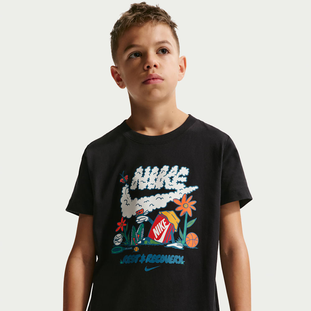Camisetas y esqueletos casual para niño en negro · II9940-010 - vista 1