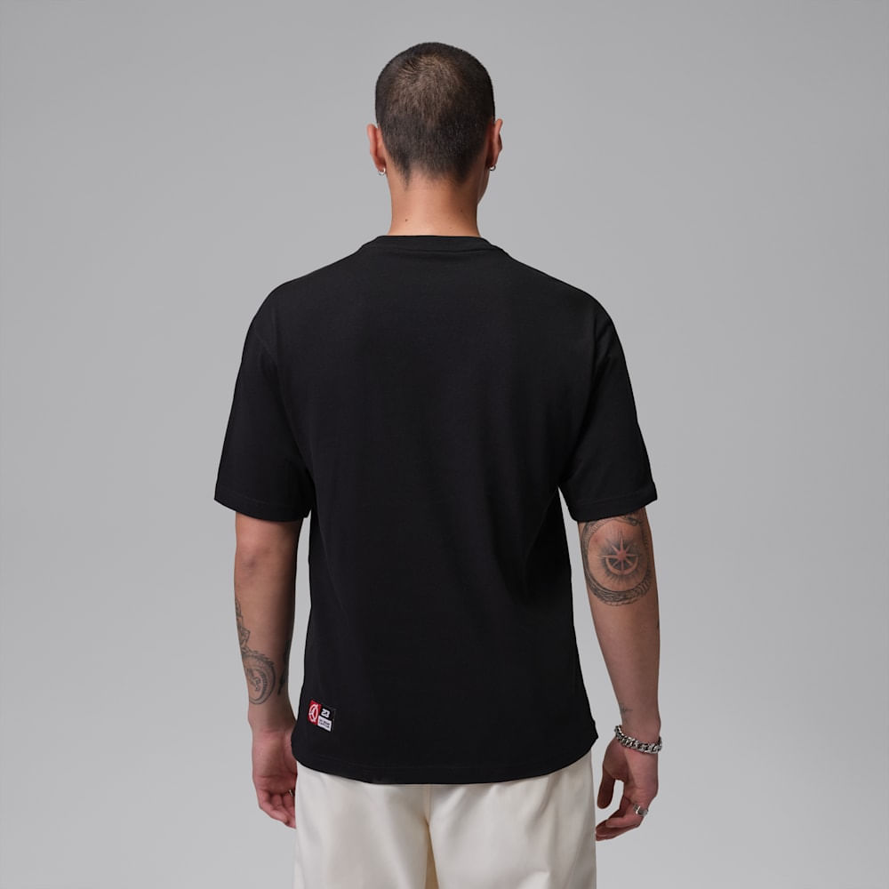 Camisetas y esqueletos casual para hombre en negro · IM1352-010 - vista 2