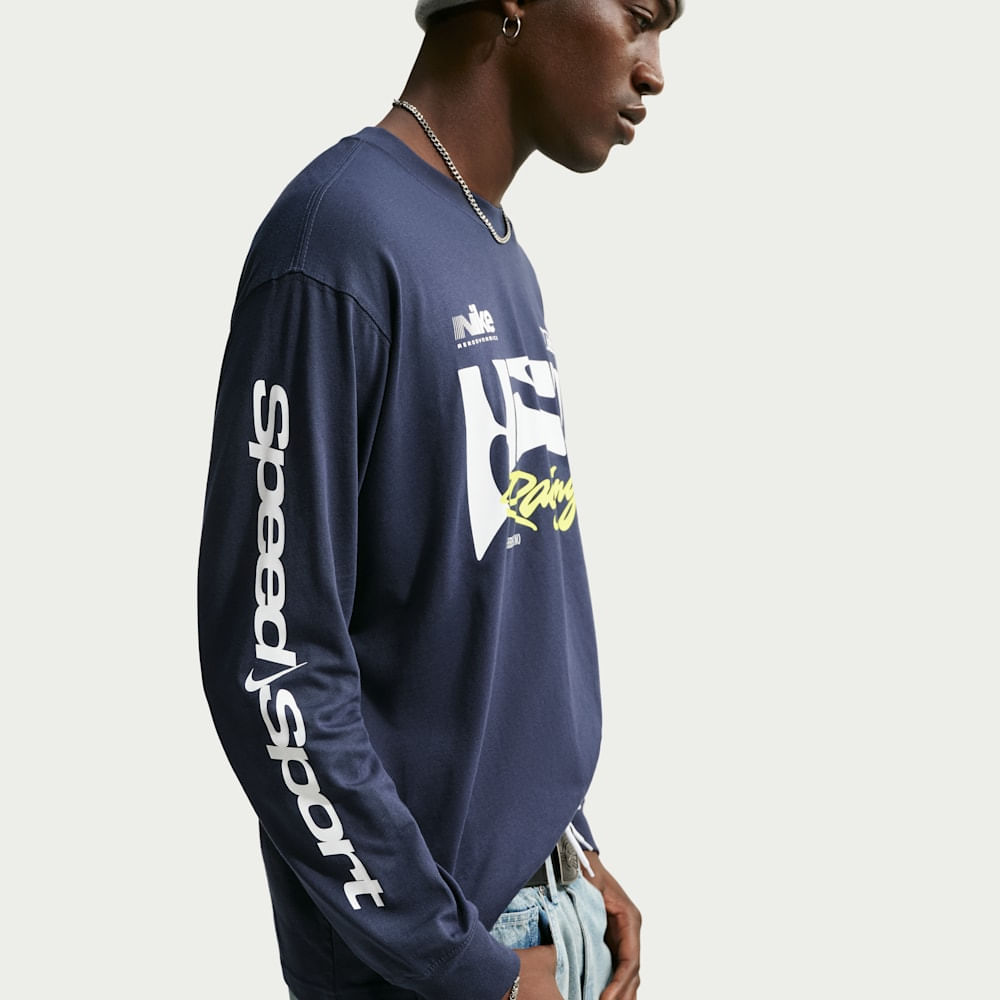 Camisetas y esqueletos casual para hombre en azul · IM3781-451 - vista 3