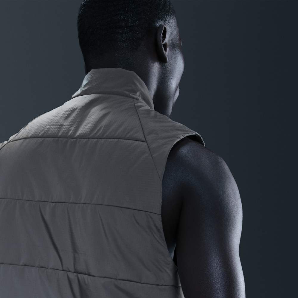 Chaquetas para correr para hombre en gris · IM6278-027 - vista 2