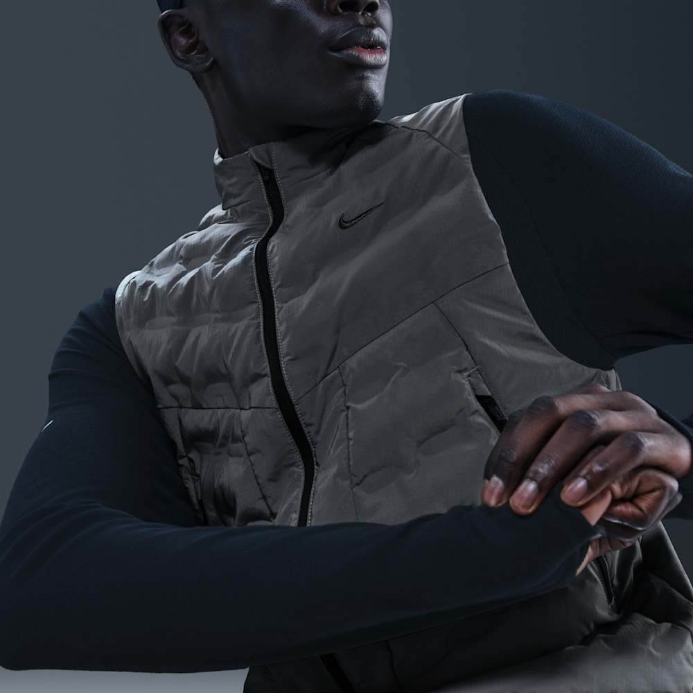Chaquetas para correr para hombre en gris · IM6278-027 - vista 3