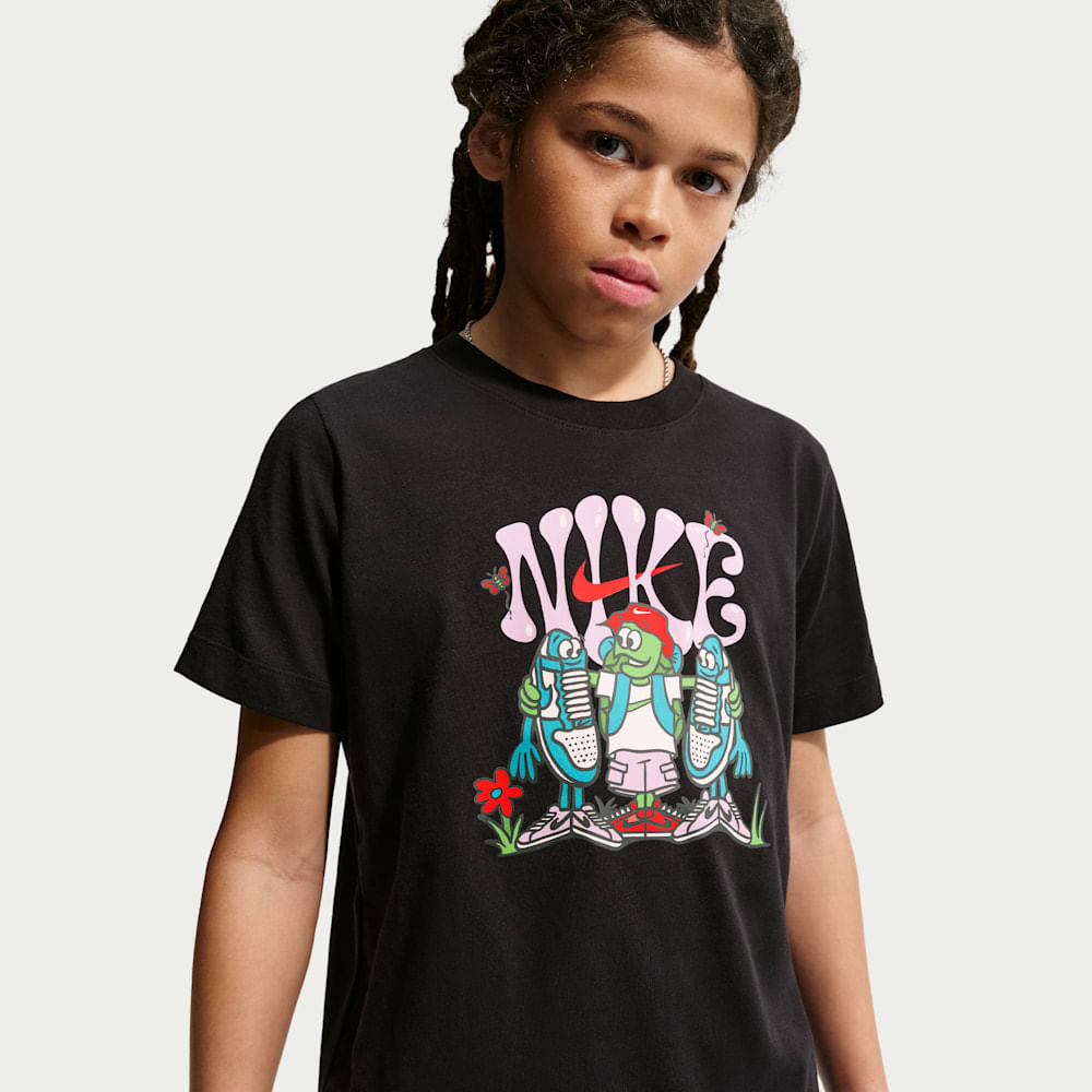 Camisetas y esqueletos casual para niño en negro · IM6652-010 - vista 1
