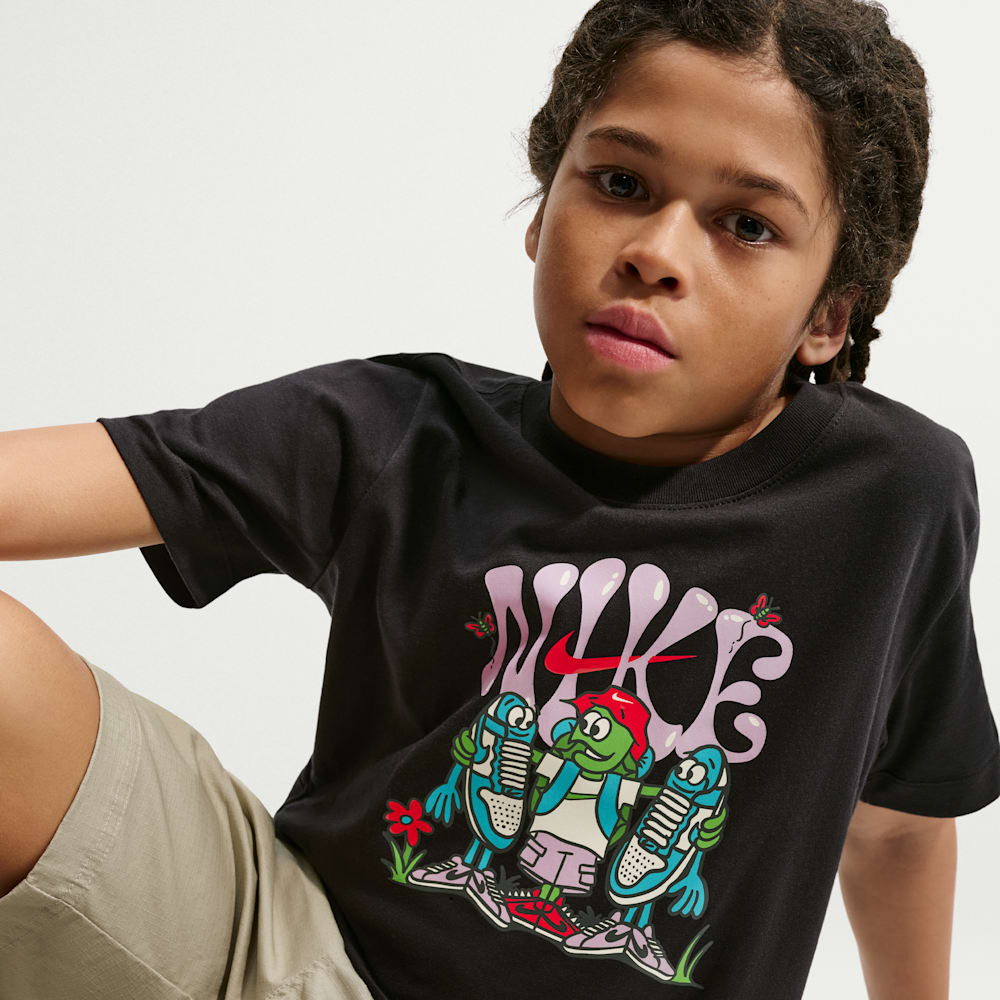 Camisetas y esqueletos casual para niño en negro · IM6652-010 - vista 3