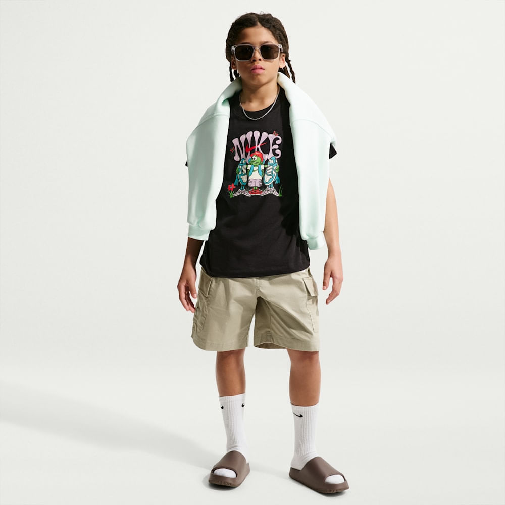 Camisetas y esqueletos casual para niño en negro · IM6652-010 - vista 4