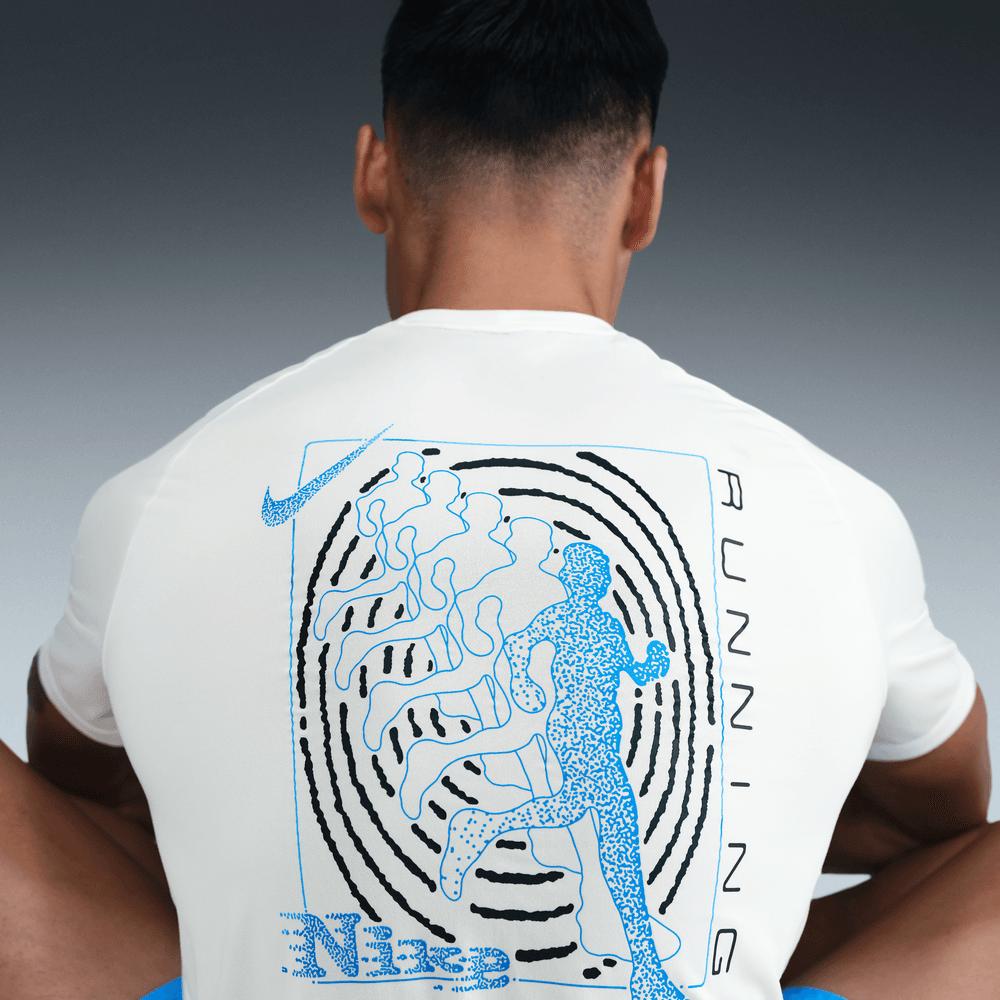 Camisetas y esqueletos para correr para hombre en blanco · IM7426-133 - vista 4