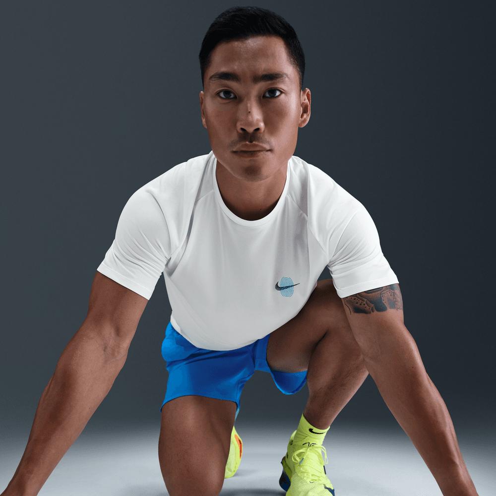 Camisetas y esqueletos para correr para hombre en blanco · IM7426-133 - vista 5