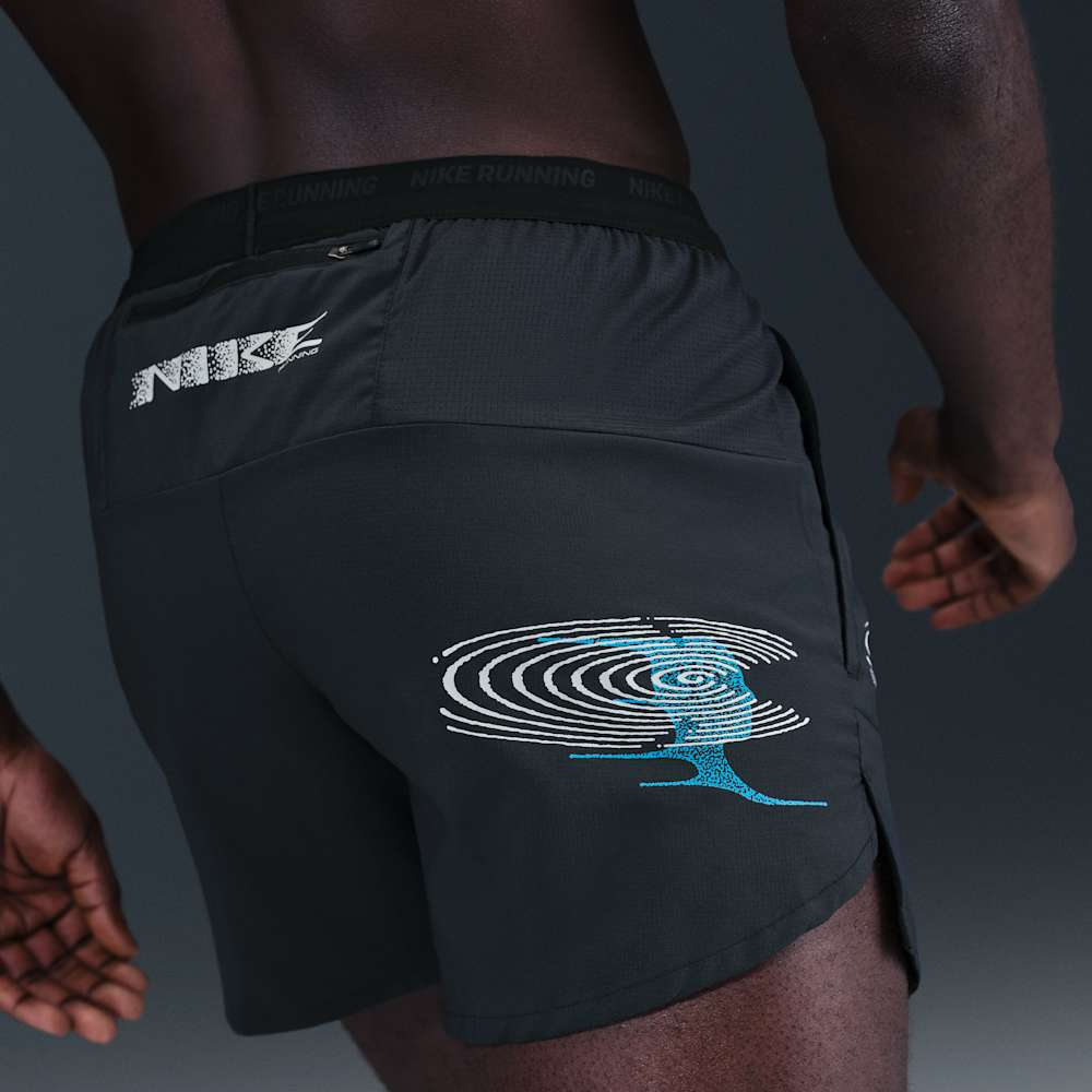 Shorts y Pantalonetas para correr para hombre en negro · IM7434-010 - vista 3