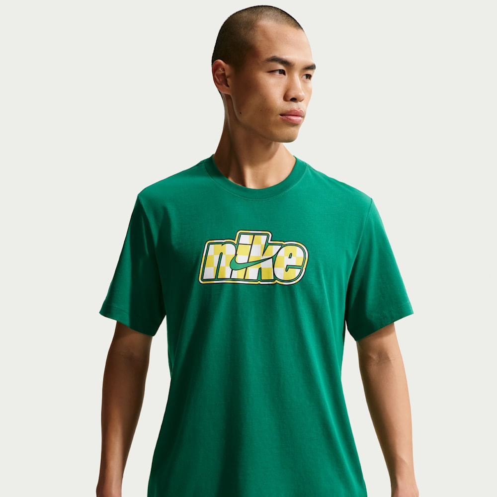 Camisetas y esqueletos casual para hombre en verde · IM9333-365 - vista 1