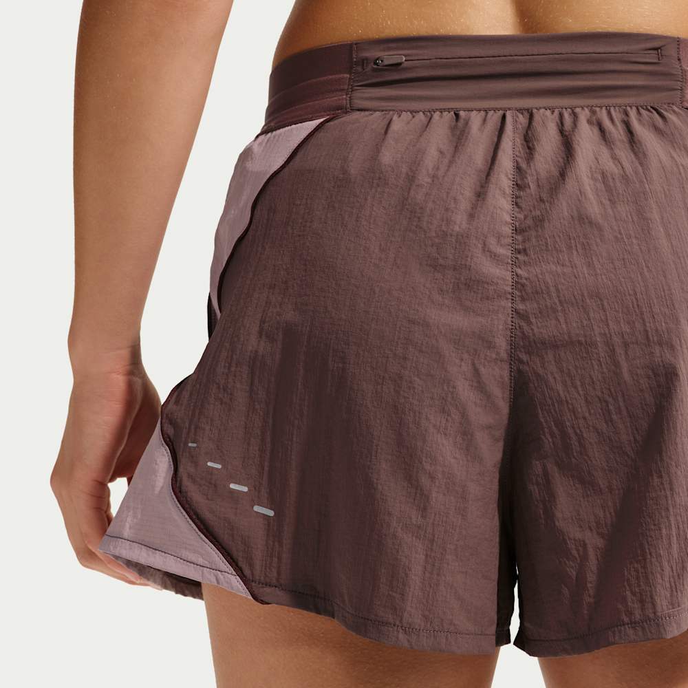 Shorts y Pantalonetas para correr para mujer en morado · IM9482-502 - vista 3