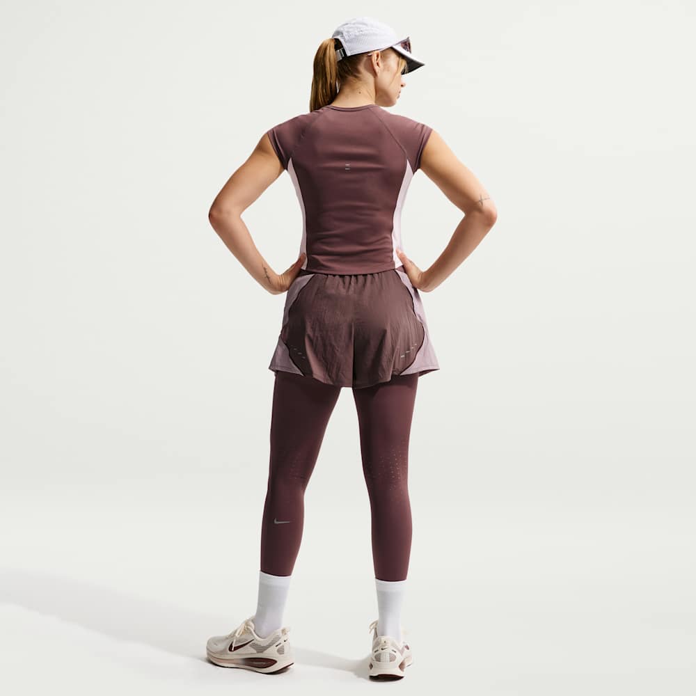 Shorts y Pantalonetas para correr para mujer en morado · IM9482-502 - vista 5