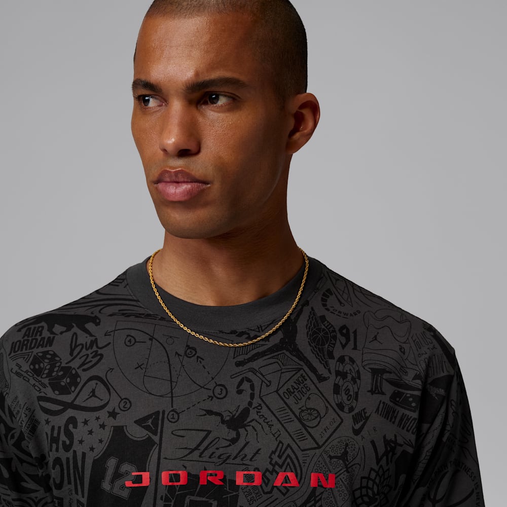 Camisetas y esqueletos casual para hombre en negro · IM9994-010 - vista 3