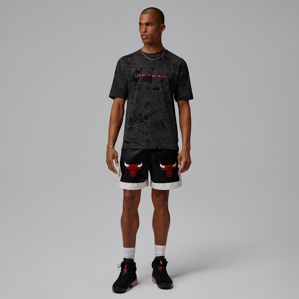 Camisetas y esqueletos casual para hombre en negro · IM9994-010 - vista 6