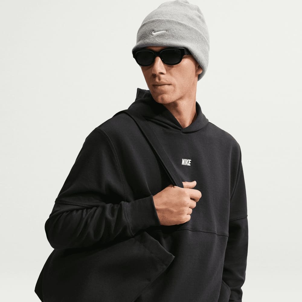 Buzos casual para hombre en negro · IO1383-010 - vista 3