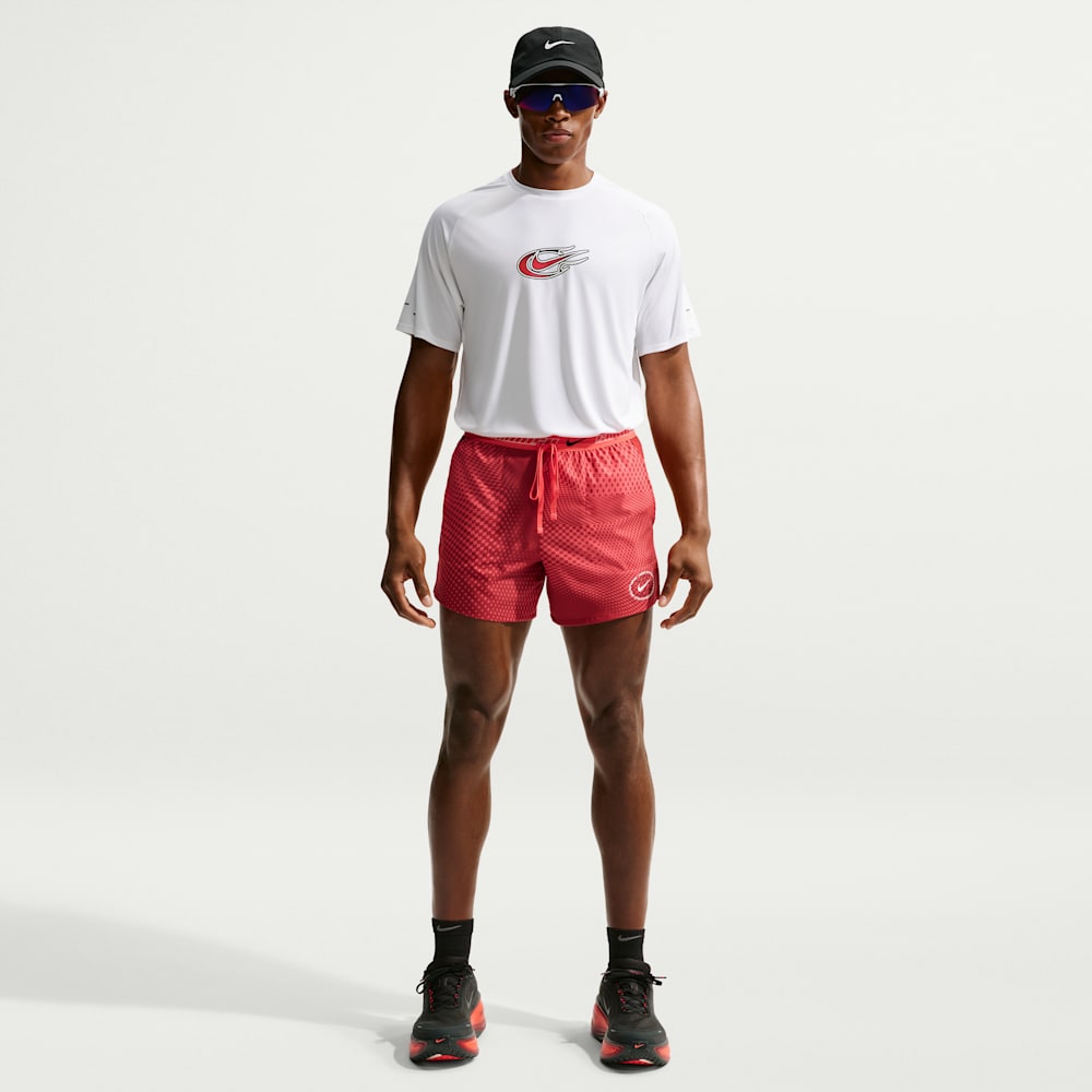 Camisetas y esqueletos para correr para hombre en blanco · IO1417-100 - vista 4