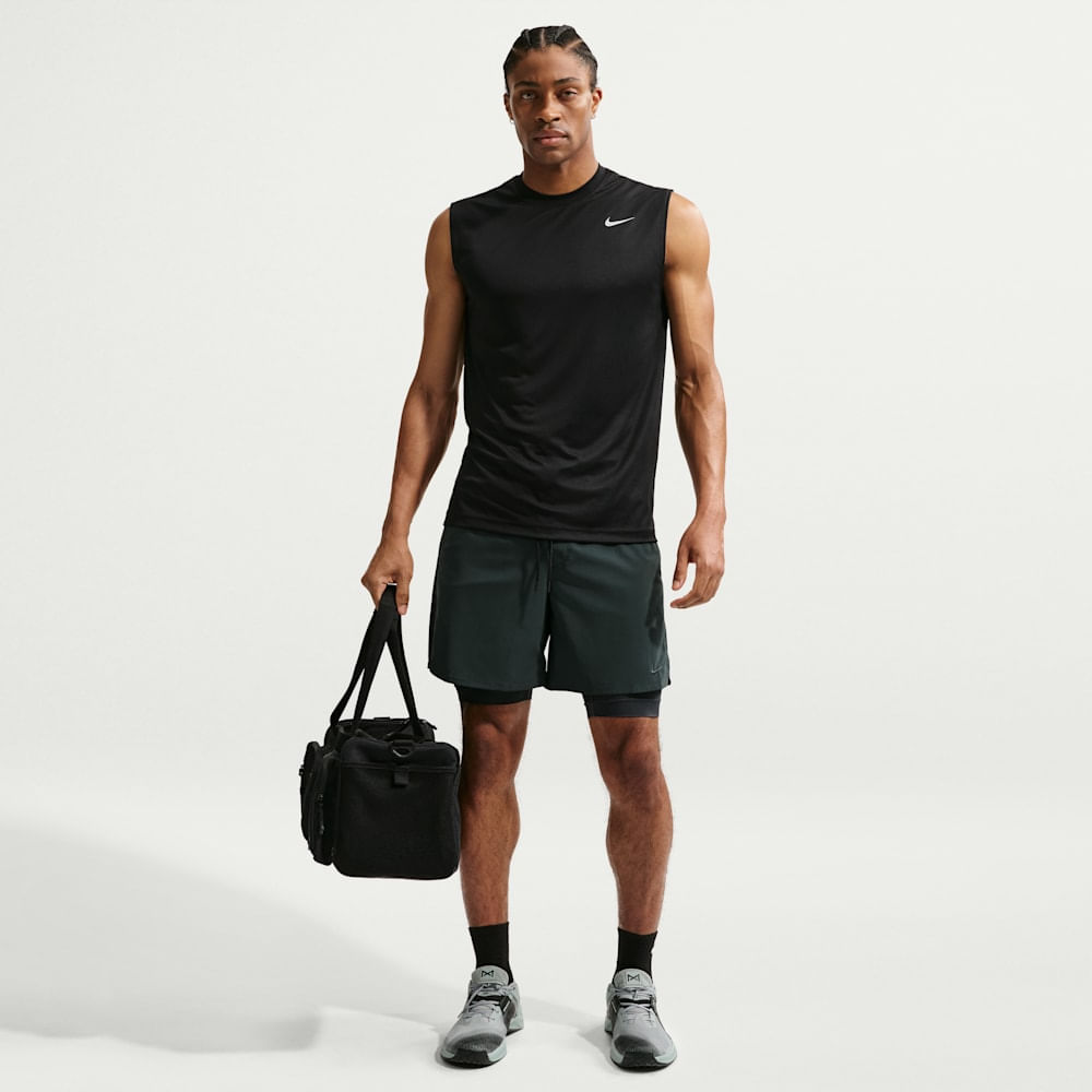Camisetas y esqueletos para entrenamiento para hombre en negro · IO1429-010 - vista 4